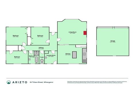 Photo of property in 26 Totara Street, Tawhero, Whanganui, 4501