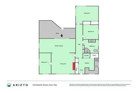 Photo of property in 1/6 Dalkeith Street, Hoon Hay, Christchurch, 8025
