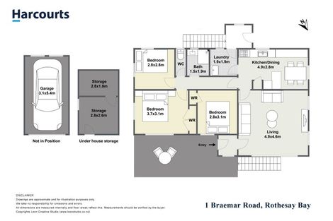 Photo of property in 1 Braemar Road, Rothesay Bay, Auckland, 0630