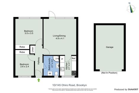 Photo of property in 1d/145 Ohiro Road, Brooklyn, Wellington, 6021