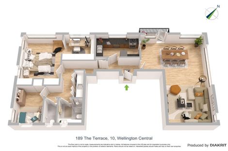 Photo of property in Jellicoe Towers, 191 The Terrace, Wellington Central, Wellington, 6011