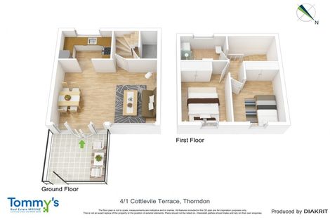 Photo of property in 1u4 Cottleville Terrace, Thorndon, Wellington, 6011