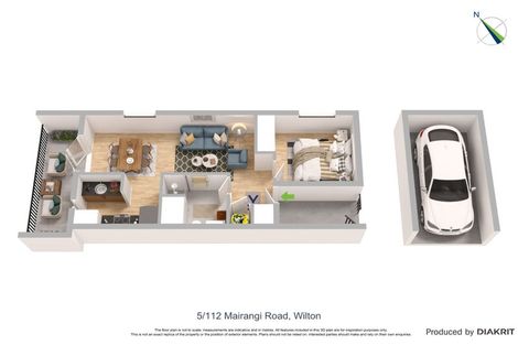 Photo of property in 112u5 Mairangi Road, Wilton, Wellington, 6012