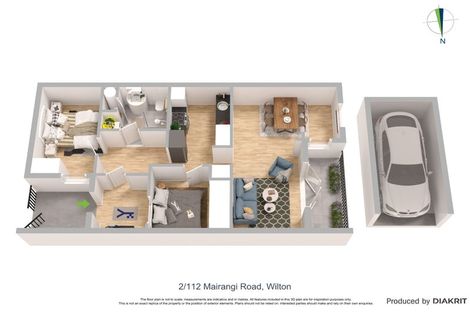 Photo of property in 112u2 Mairangi Road, Wilton, Wellington, 6012
