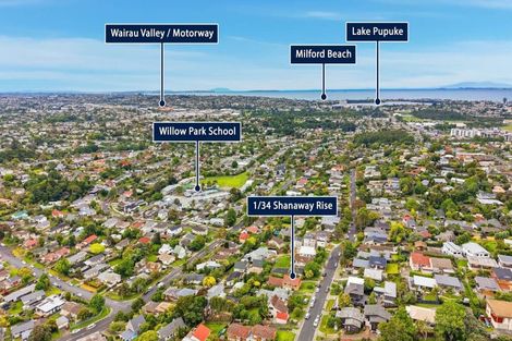 Photo of property in 1/34 Shanaway Rise, Hillcrest, Auckland, 0627