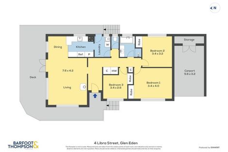 Photo of property in 4 Libra Street, Glen Eden, Auckland, 0602
