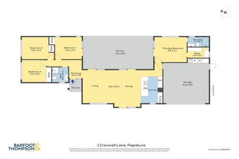 Photo of property in 1 Creswell Lane, Papakura, 2110