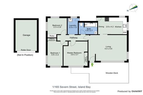 Photo of property in 1/165 Severn Street, Island Bay, Wellington, 6023