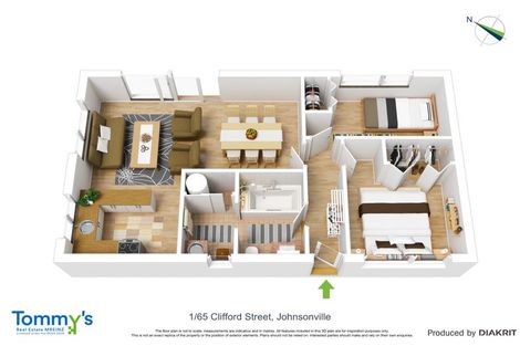 Photo of property in 1/65 Clifford Road, Johnsonville, Wellington, 6037