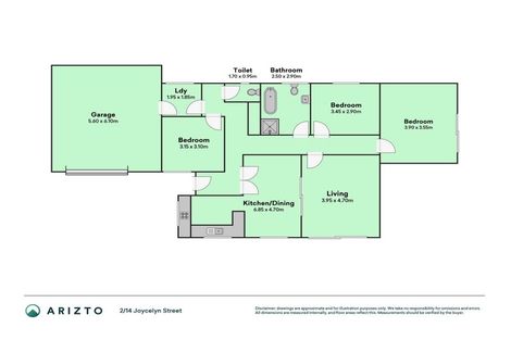 Photo of property in 14 Jocelyn Street, Casebrook, Christchurch, 8051