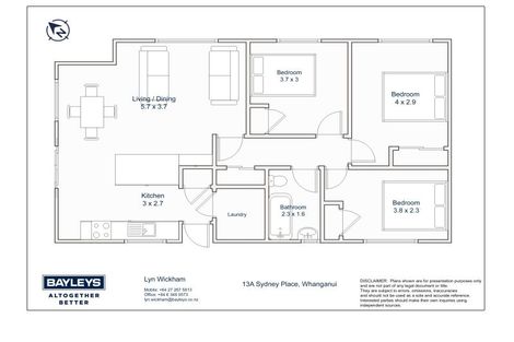 Photo of property in 13a Sydney Place, Whanganui, 4500