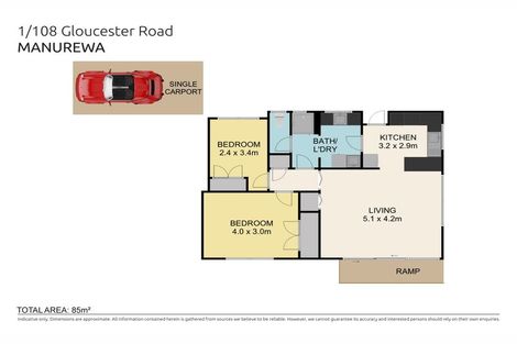 Photo of property in 1/108 Gloucester Road, Manurewa, Auckland, 2102