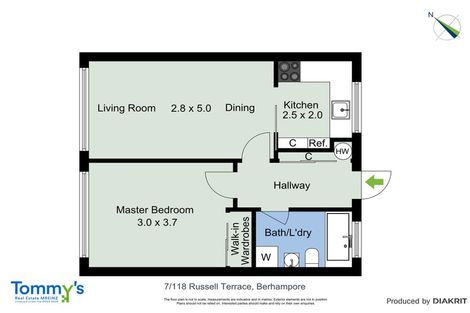 Photo of property in Beresford Apartments, 118u7 Russell Terrace, Berhampore, Wellington, 6023