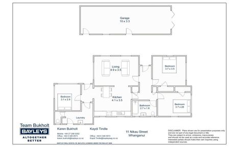 Photo of property in 11 Nikau Street, Tawhero, Whanganui, 4501