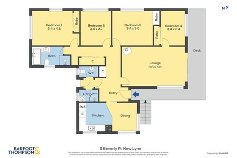 Photo of property in 5 Beverly Place, New Lynn, Auckland, 0600