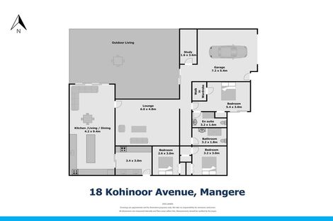 Photo of property in 18 Kohinoor Avenue, Mangere, Auckland, 2022