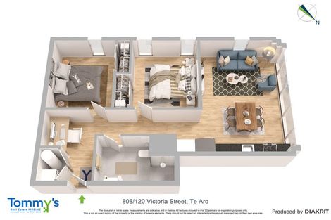 Photo of property in A C Nielsen House, 808/120u Victoria Street, Te Aro, Wellington, 6011