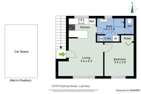 Photo of property in 12/76u Freyberg Street, Lyall Bay, Wellington, 6022