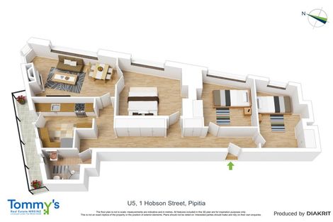 Photo of property in Hobson Flats, 1u5 Hobson Street, Pipitea, Wellington, 6011