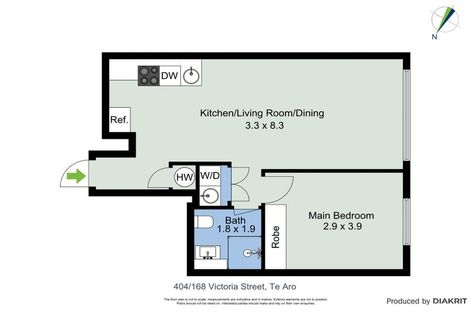 Photo of property in Vsp South, 404/166u Victoria Street, Te Aro, Wellington, 6011