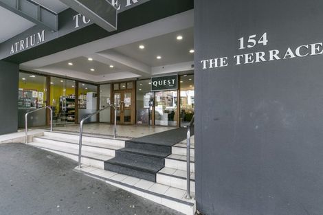 Photo of property in Atrium Towers, 6b/154 The Terrace, Wellington Central, Wellington, 6011