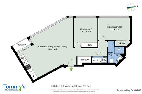Photo of property in Pinnacle On Victoria, 160 Victoria Street, Te Aro, Wellington, 6011