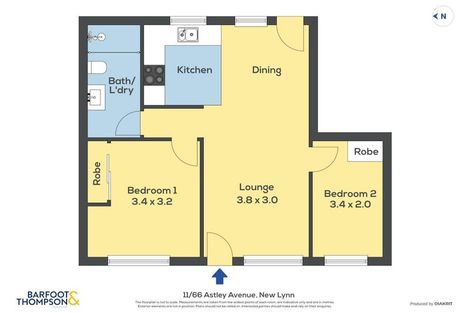 Photo of property in 11/66 Astley Avenue, New Lynn, Auckland, 0600