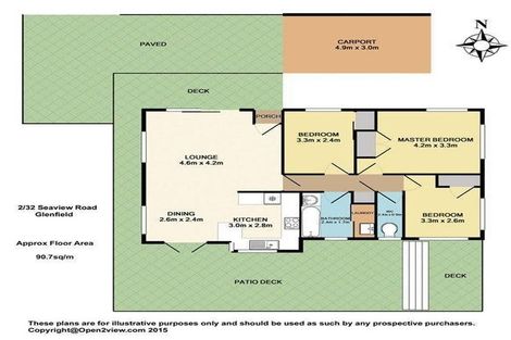 Photo of property in 2/32 Seaview Road, Glenfield, Auckland, 0629