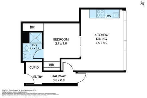 Photo of property in 704/212u Willis Street, Te Aro, Wellington, 6011