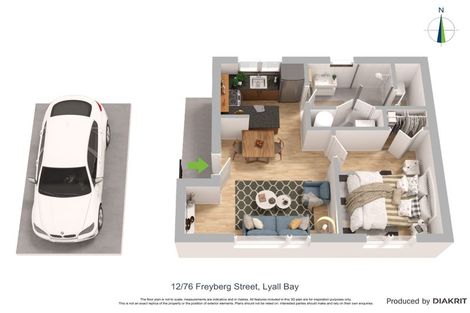 Photo of property in 12/76u Freyberg Street, Lyall Bay, Wellington, 6022