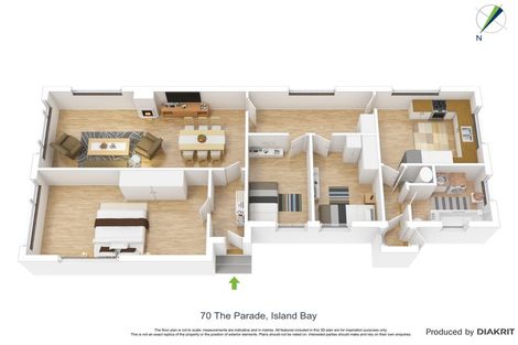 Photo of property in 70 The Parade, Island Bay, Wellington, 6023