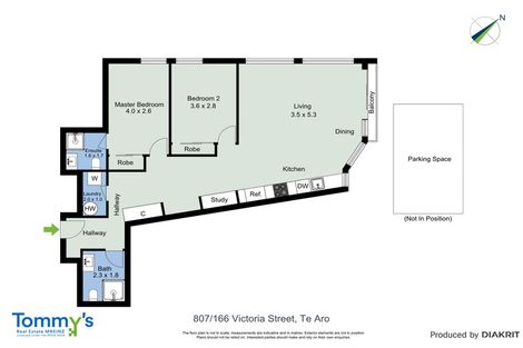Photo of property in Vsp South, 807/166u Victoria Street, Te Aro, Wellington, 6011