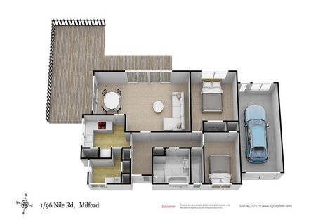 Photo of property in 1/96 Nile Road, Milford, Auckland, 0620