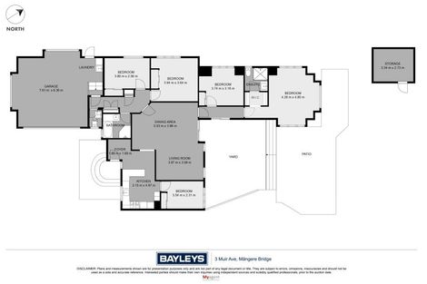 Photo of property in 3 Muir Avenue, Mangere Bridge, Auckland, 2022