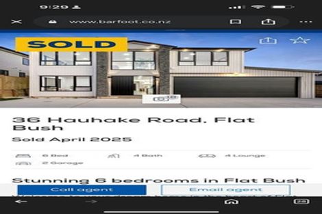 Photo of property in 36 Hauhake Road, Flat Bush, Auckland, 2019