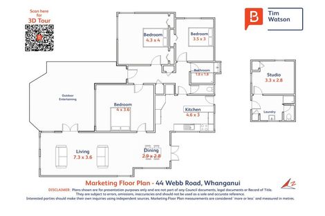 Photo of property in 44 Webb Road, Durie Hill, Whanganui, 4500