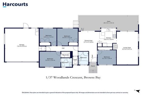 Photo of property in 1/37 Woodlands Crescent, Browns Bay, Auckland, 0630