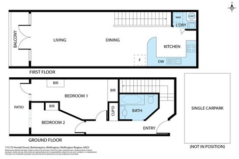 Photo of property in Luxford Villas, 111/72 Herald Street, Berhampore, Wellington, 6023