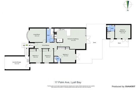 Photo of property in 17 Palm Avenue, Lyall Bay, Wellington, 6022