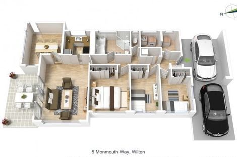 Photo of property in 5 Monmouth Way, Wilton, Wellington, 6012