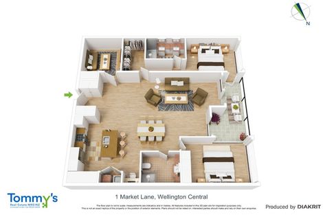 Photo of property in 902/1u Market Lane, Wellington Central, Wellington, 6011