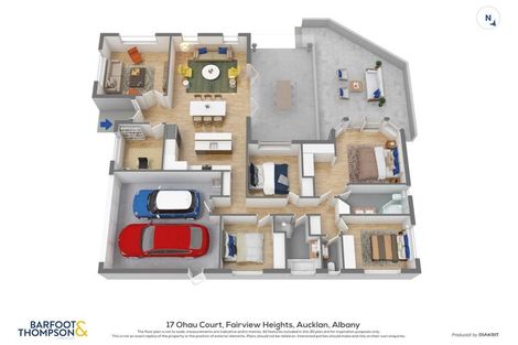 Photo of property in 17 Ohau Court, Fairview Heights, Auckland, 0632