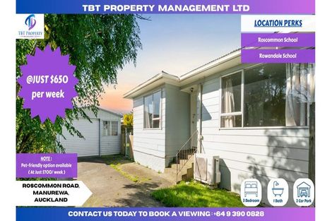 Photo of property in 400 Roscommon Road, Clendon Park, Auckland, 2103