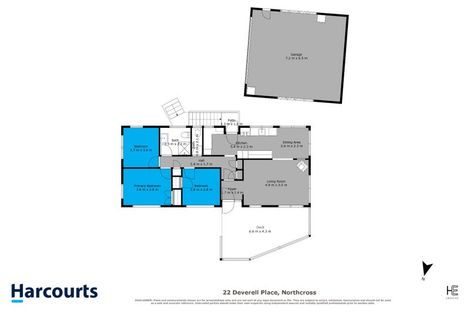 Photo of property in 22 Deverell Place, Northcross, Auckland, 0632