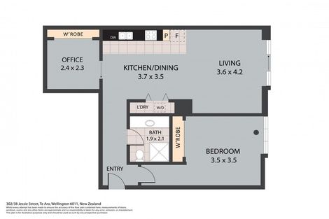 Photo of property in Il Casino Apartments, 302/38 Jessie Street, Te Aro, Wellington, 6011