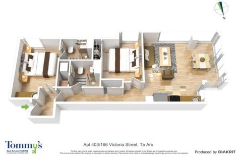 Photo of property in Vsp South, 403/166u Victoria Street, Te Aro, Wellington, 6011