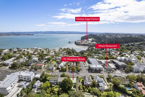 Photo of property in 91 Hinemoa Street, Birkenhead, Auckland, 0626