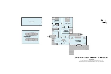 Photo of property in 34 Levesque Street, Birkdale, Auckland, 0626