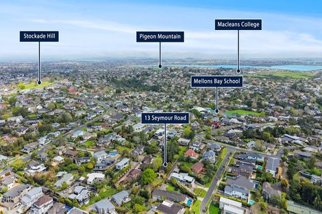 Photo of property in 13 Seymour Road, Mellons Bay, Auckland, 2014