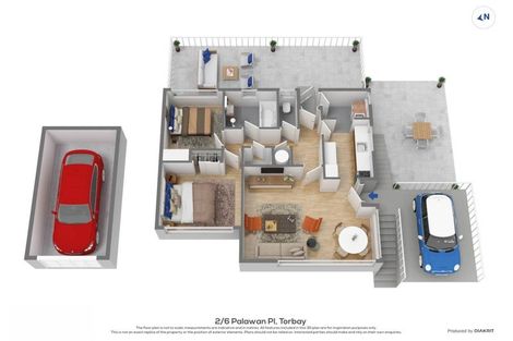 Photo of property in 2/6 Palawan Place, Torbay, Auckland, 0630